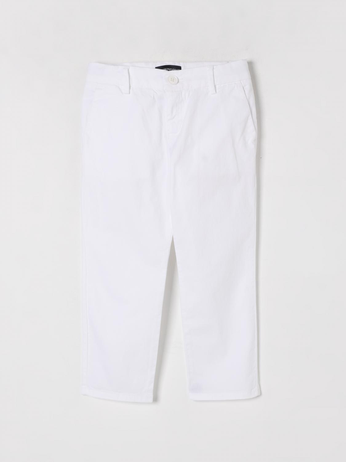 Emporio Armani Hose Kinder Farbe Weiss In Weiss