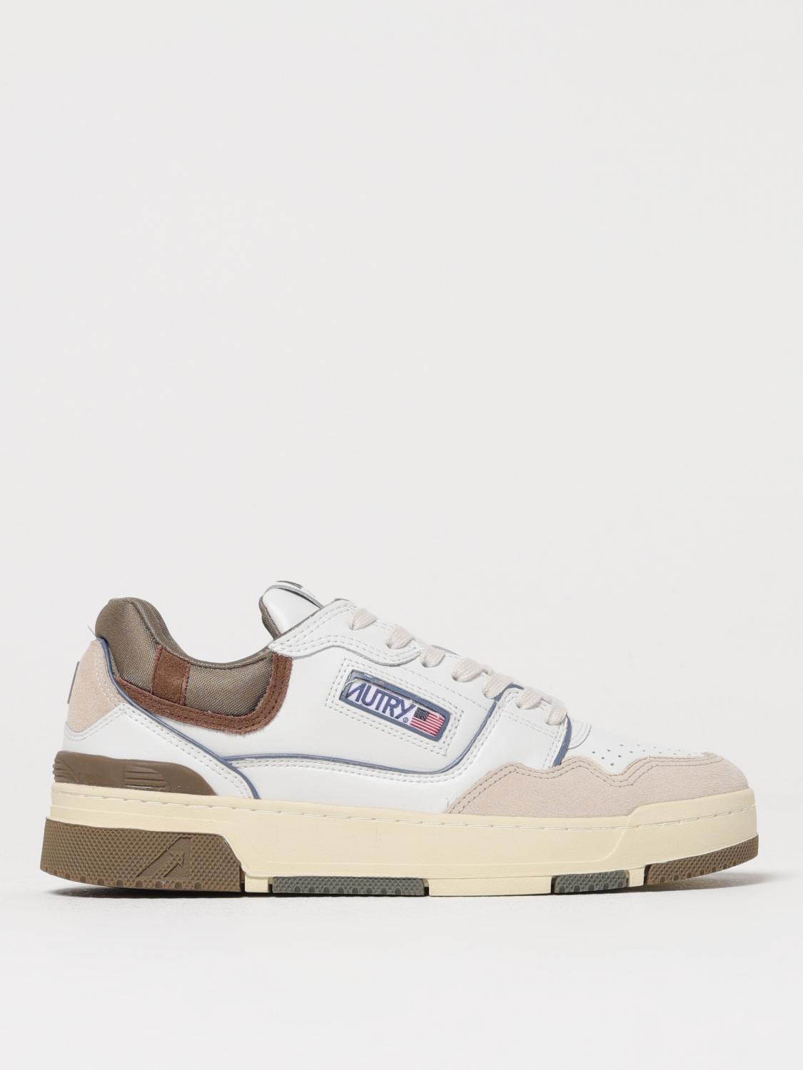 Autry Low-top Sneakers With Textured Panels And Cushioned Sole In White