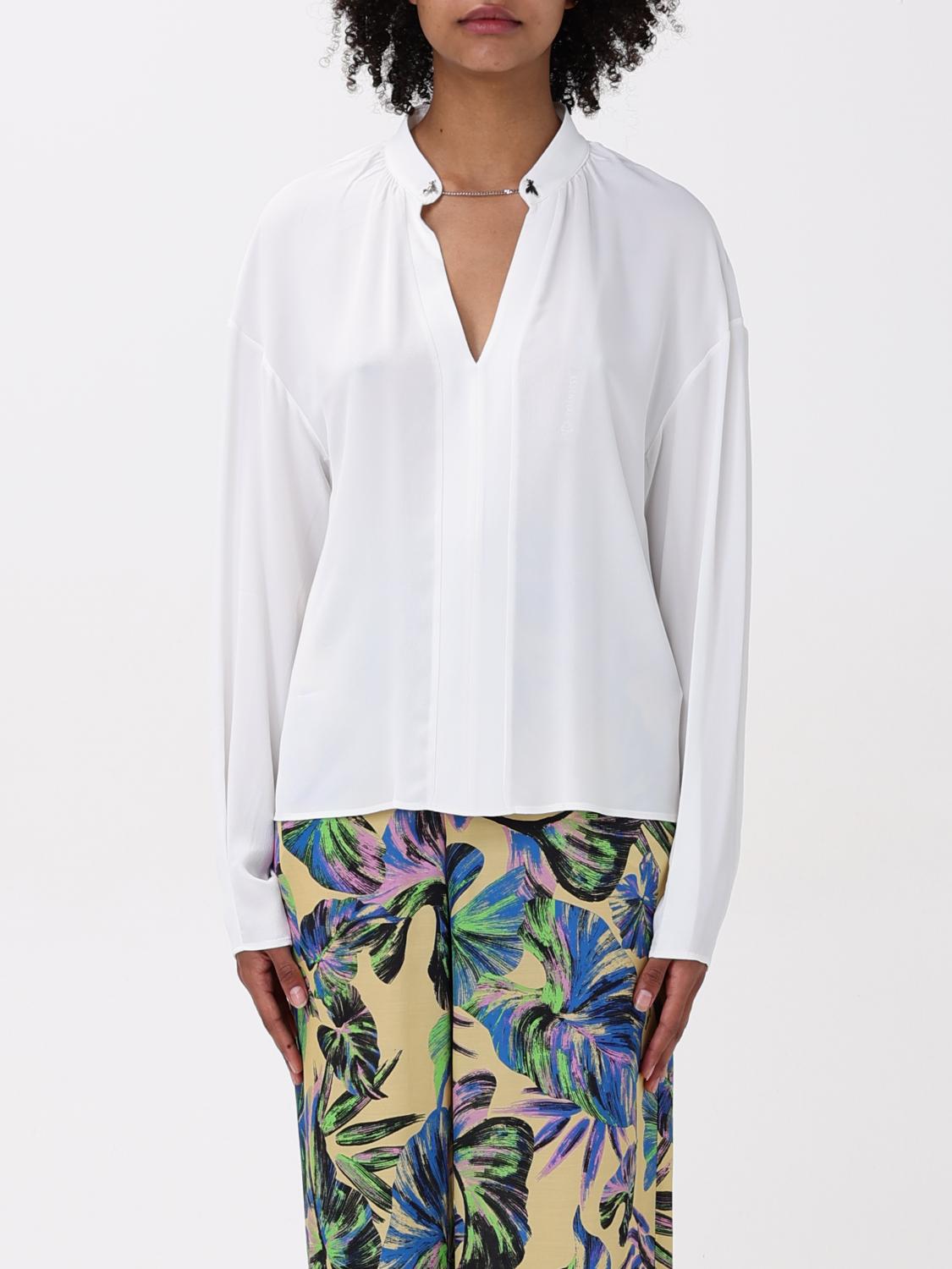 Shop Patrizia Pepe Top Woman Color White