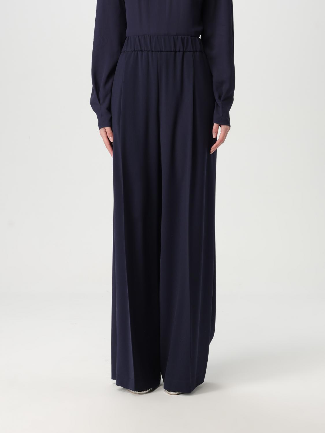 Patrizia Pepe Pants Woman Color Navy In Navy
