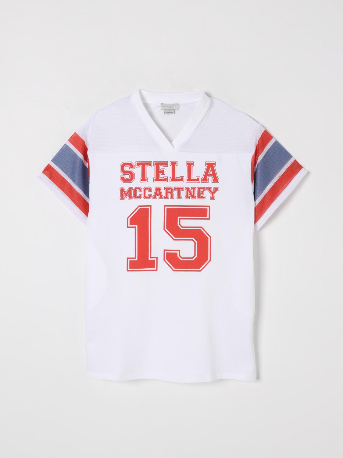 Stella Mccartney Short-sleeved Skirt In White
