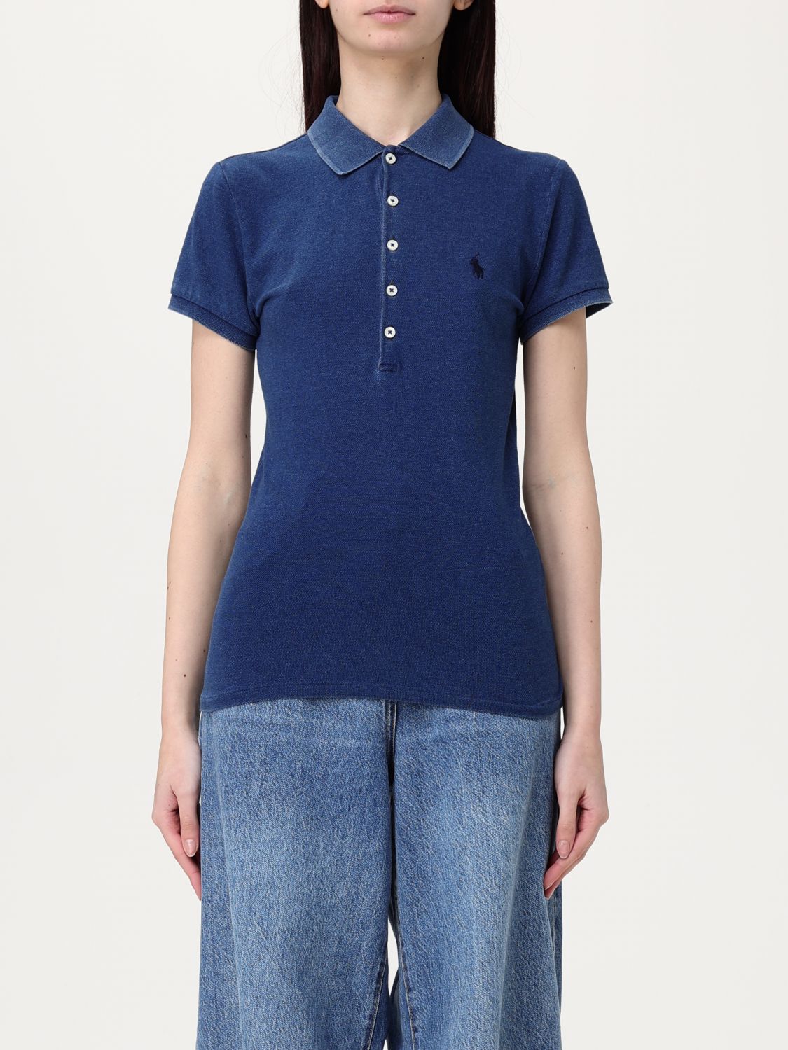 Polo Ralph Lauren Polo Shirt  Woman Color Indigo