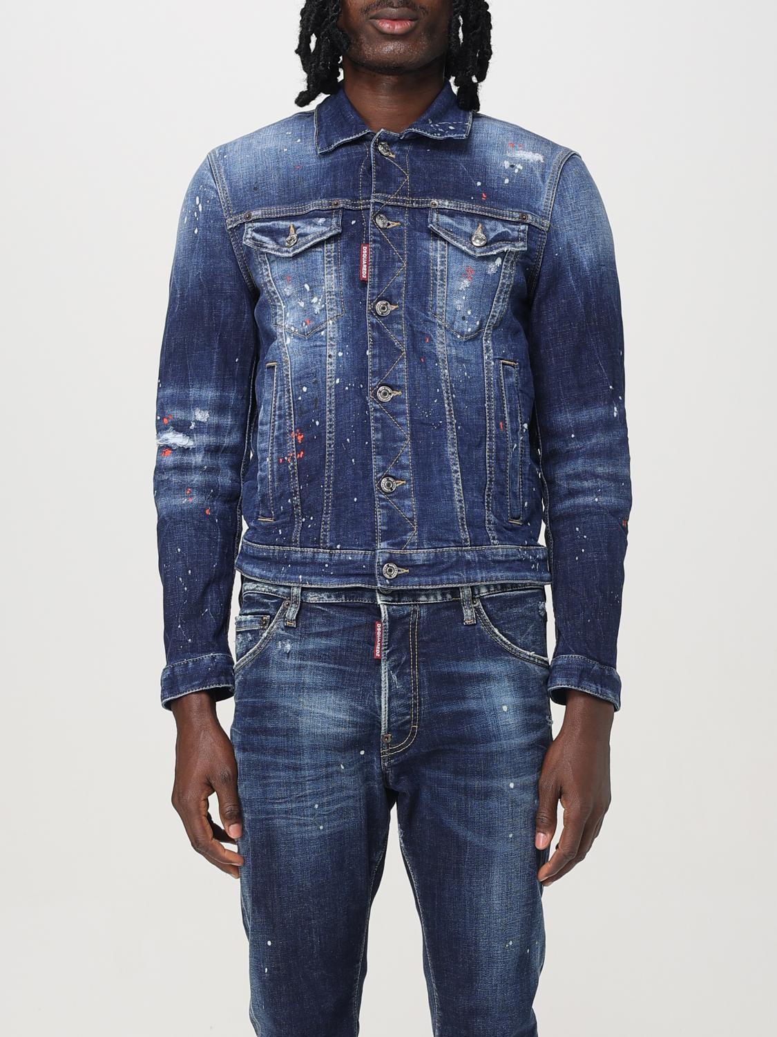 DSQUARED2 JACKET DSQUARED2 MEN COLOR BLUE G48124009
