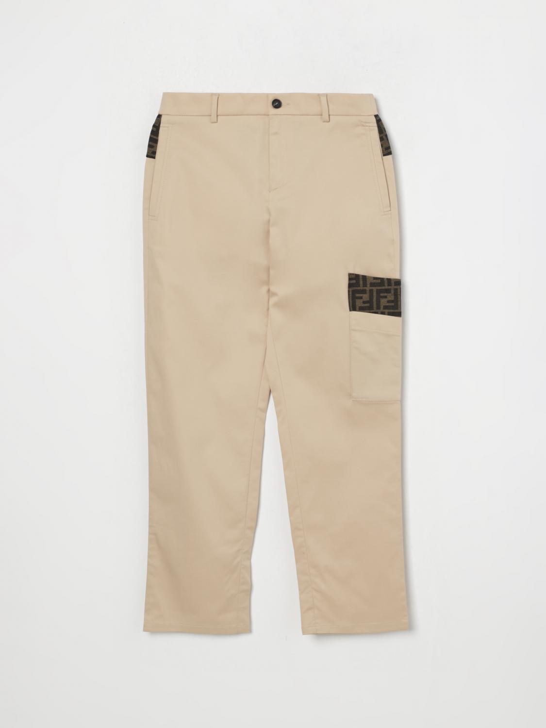 FENDI Pantalone FF in cotone