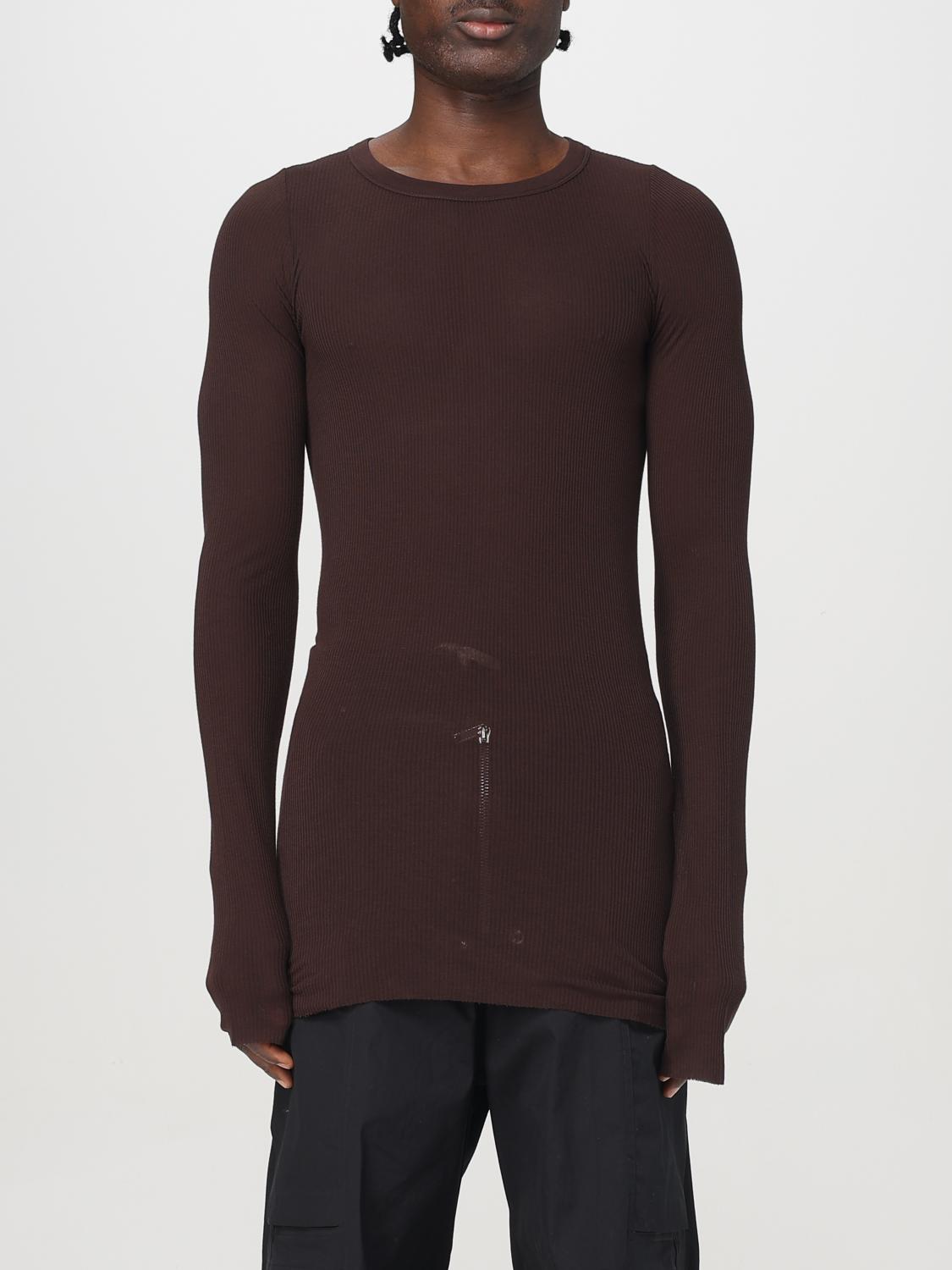 Rick Owens T-shirt  Men Color Brown In Brown
