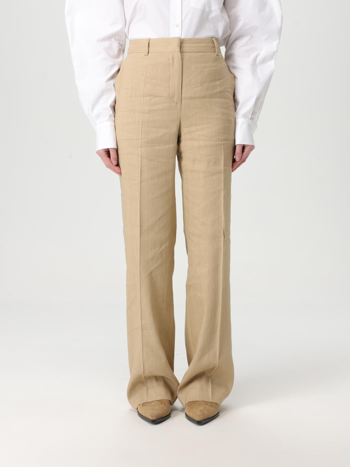 Alberta Ferretti Pants  Woman Color Beige In Beige