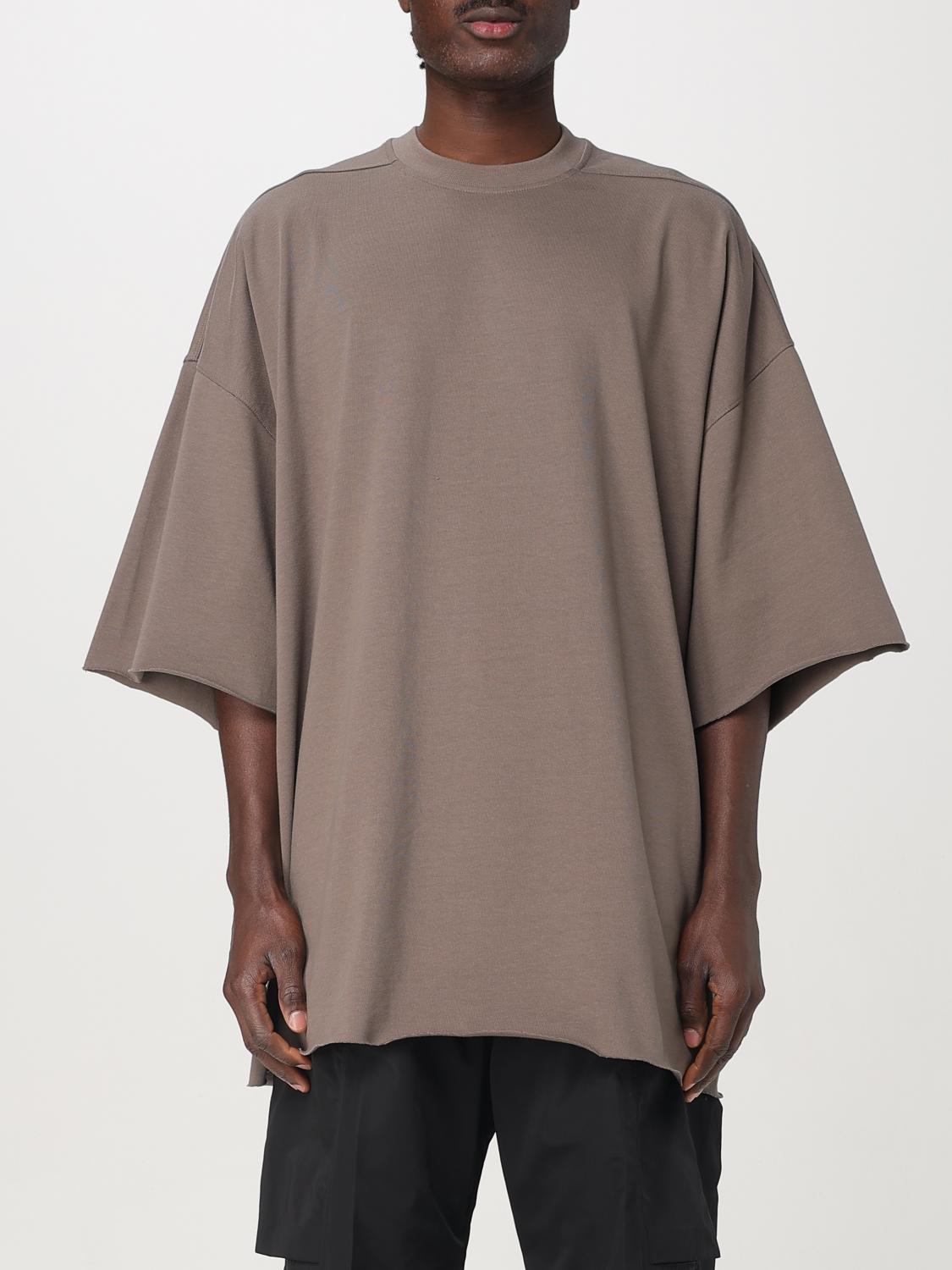 Rick Owens Tommy T T-shirt Gray In Brown