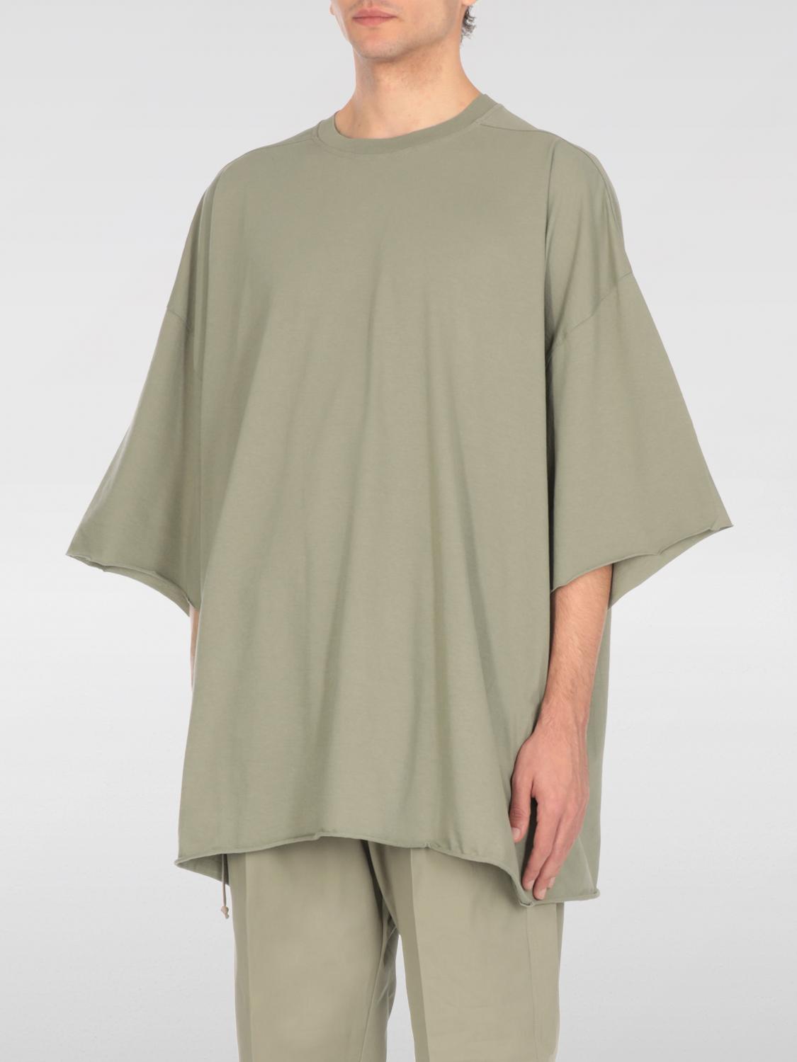 Rick Owens Crewneck Oversize Dropped Shoulders T-shirt