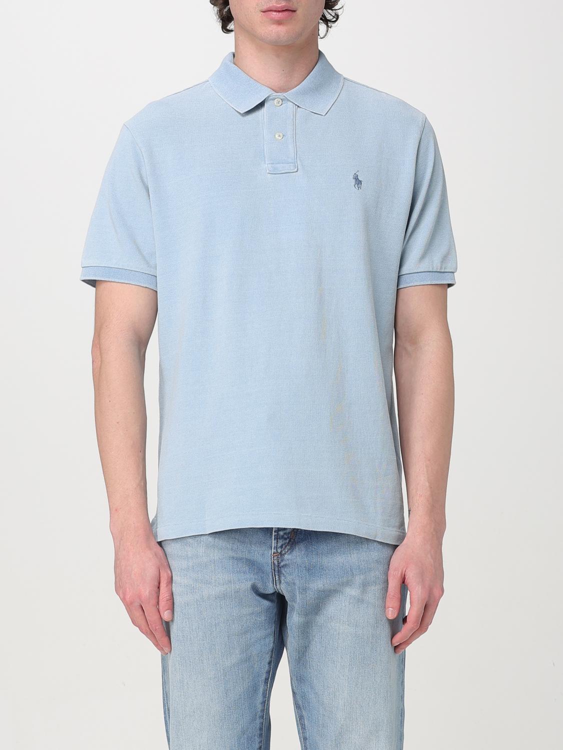 Polo Ralph Lauren The Iconic Mesh Polo Shirt In Gnawed Blue