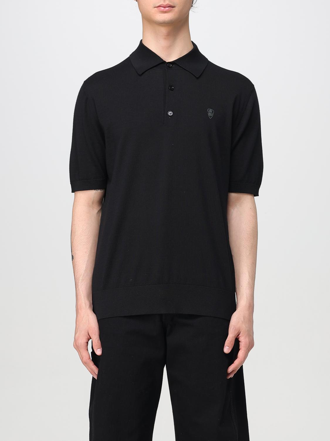 Burberry Polo Shirt  Men Color Black In Black