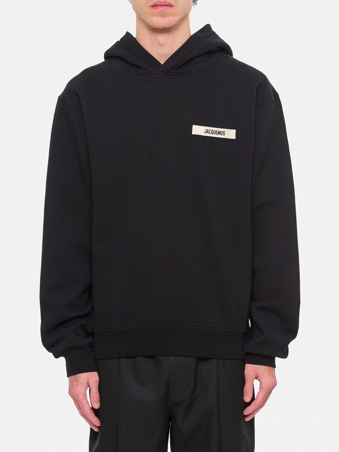 Shop Jacquemus Sweatshirt Men Color Black In Schwarz