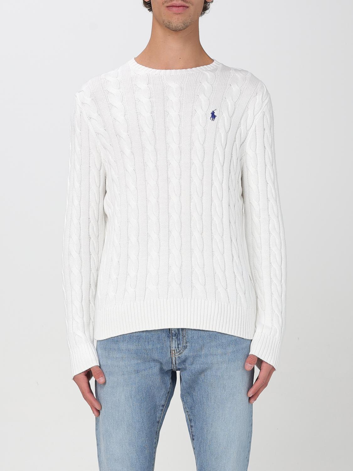Shop Polo Ralph Lauren Sweater Men Color White