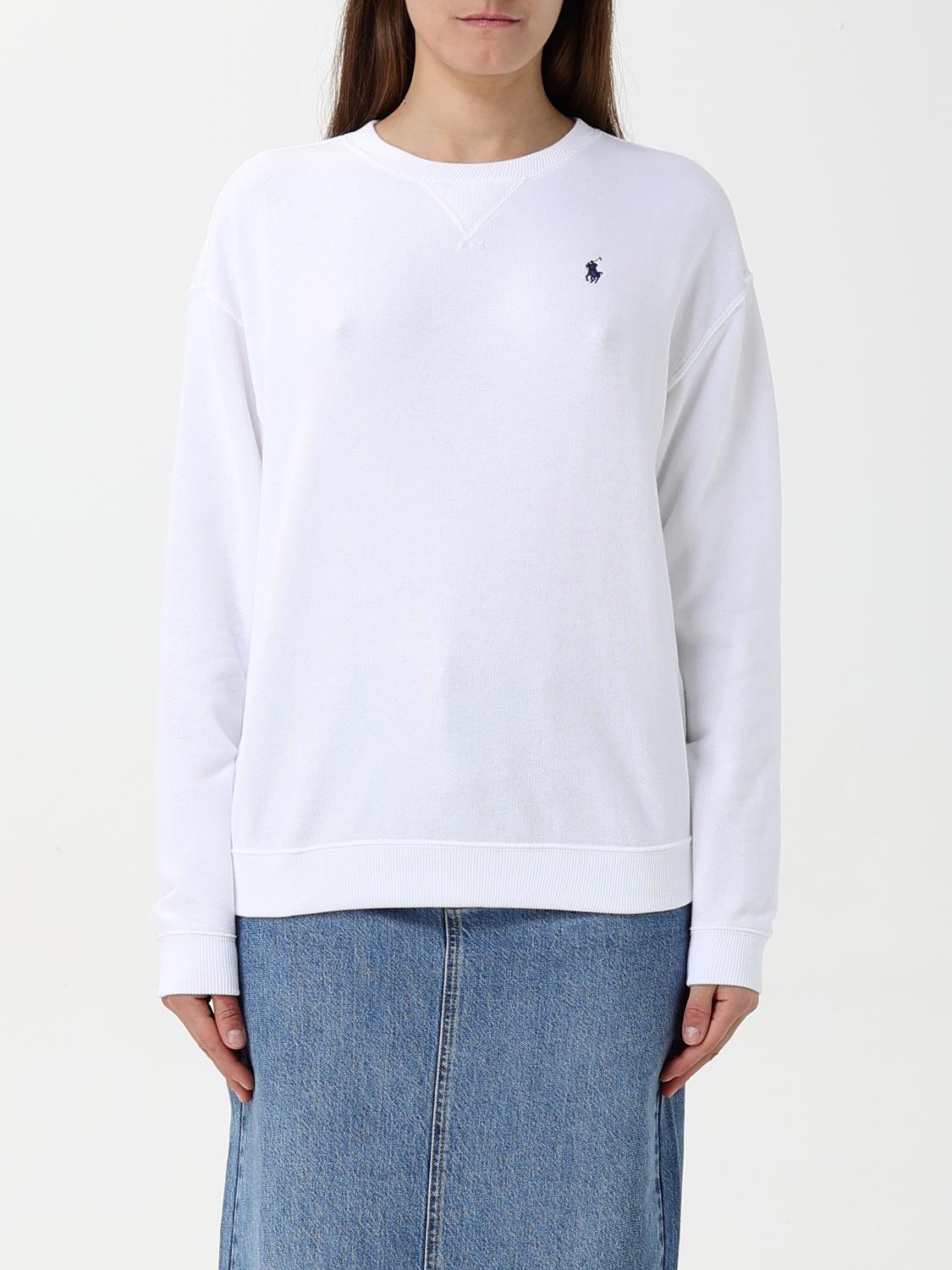 POLO RALPH LAUREN SWEATSHIRT POLO RALPH LAUREN WOMAN COLOR WHITE G48331001