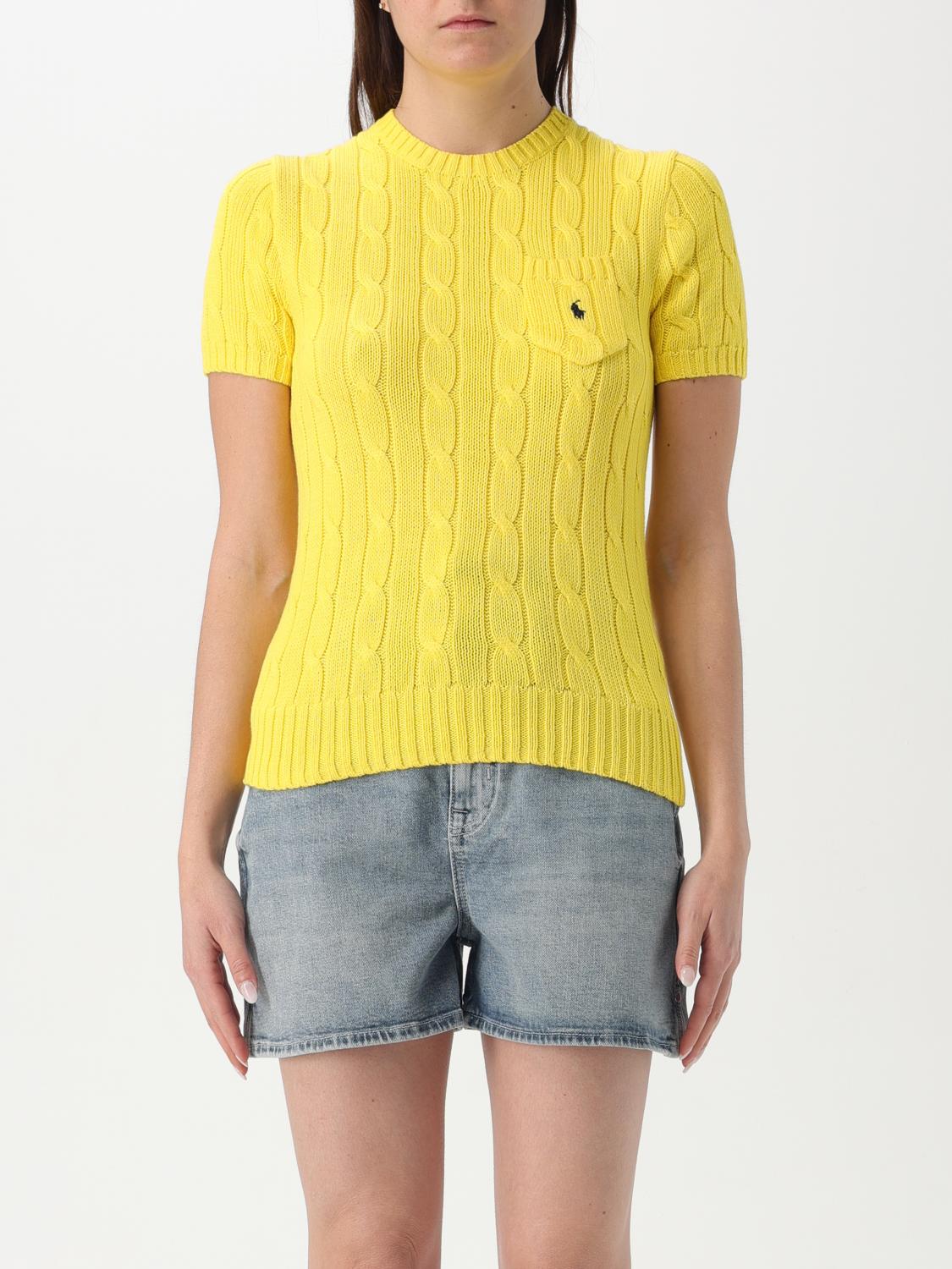 Polo Ralph Lauren Sweater  Woman Color Yellow