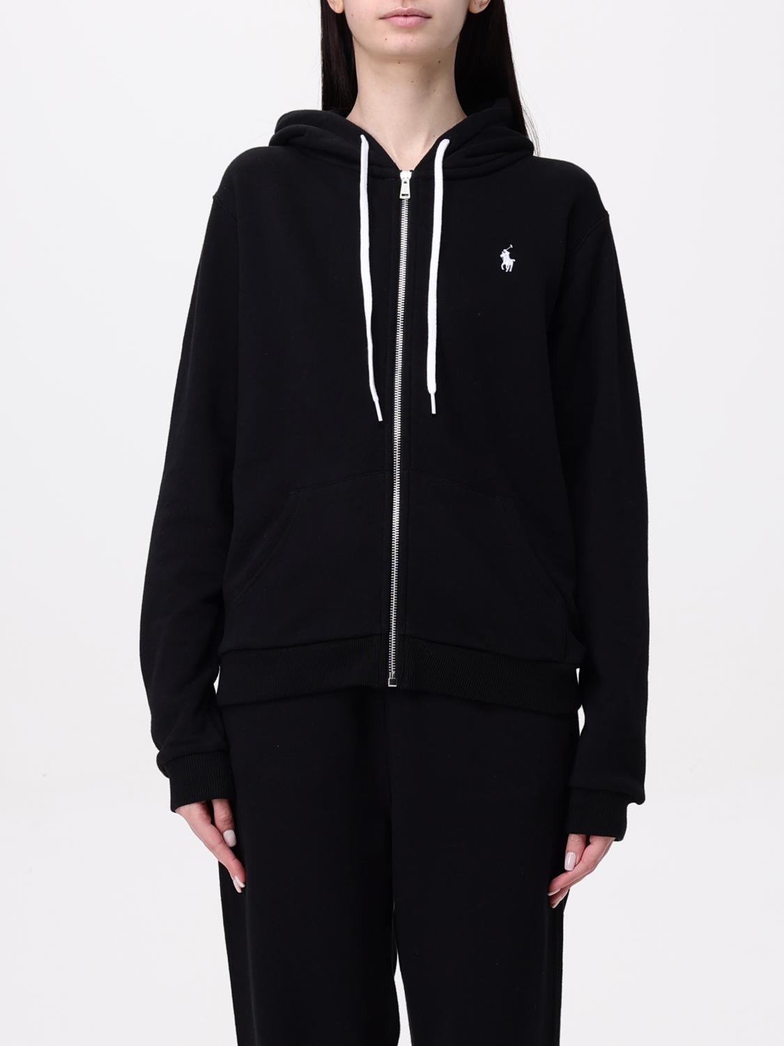 Polo Ralph Lauren Polo Pony Drawstring Hoodie In Black