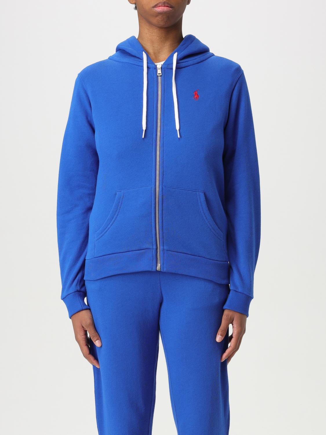 Polo Ralph Lauren Sweatshirt Woman Color Blue In Blue