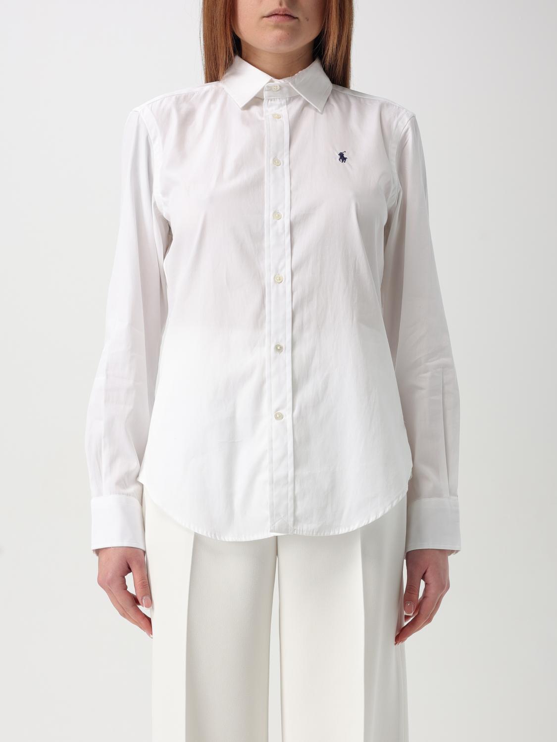 POLO RALPH LAUREN SHIRT POLO RALPH LAUREN WOMAN COLOR WHITE G48339001