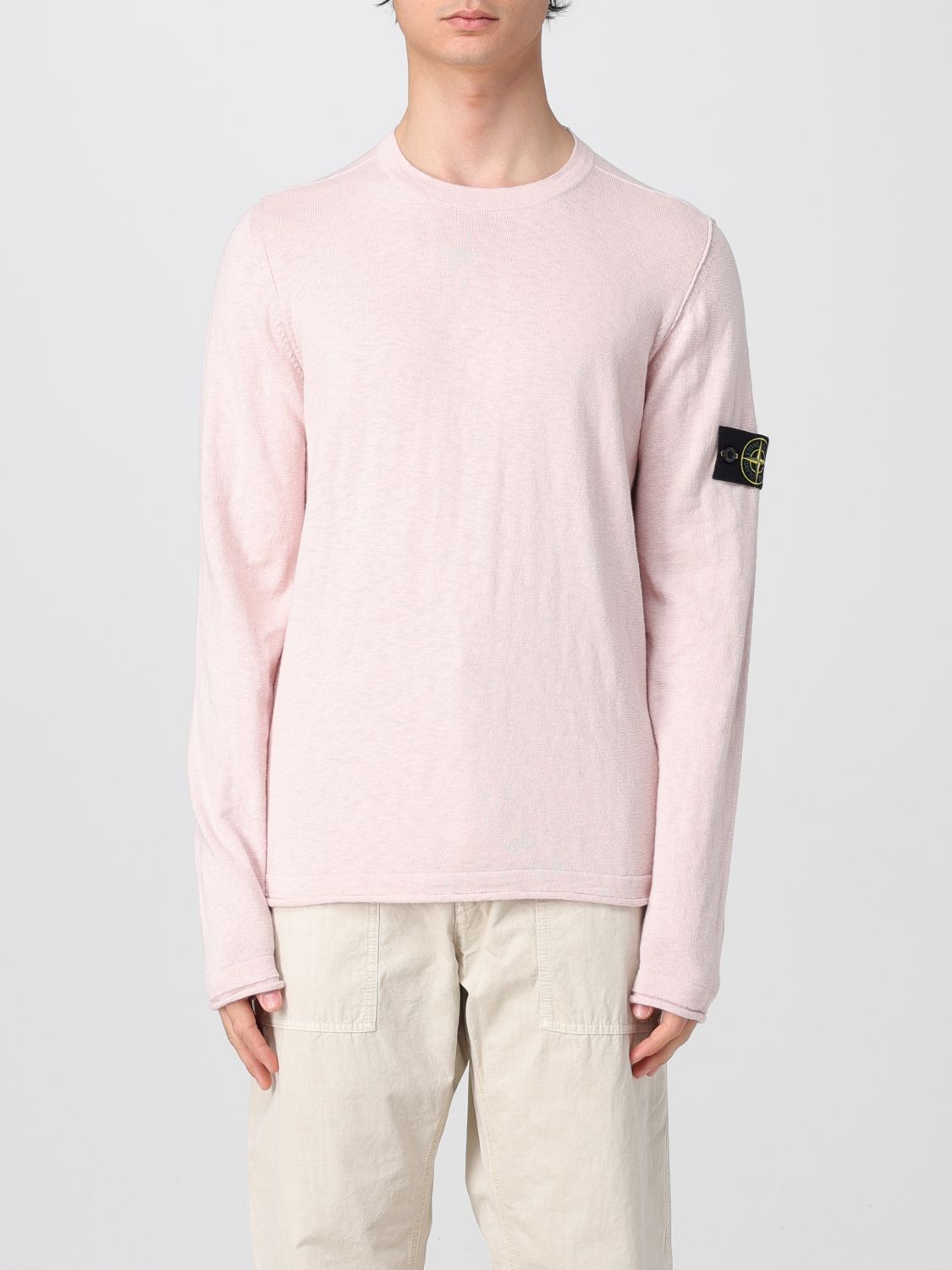 Stone Island Sweater  Men Color Pink
