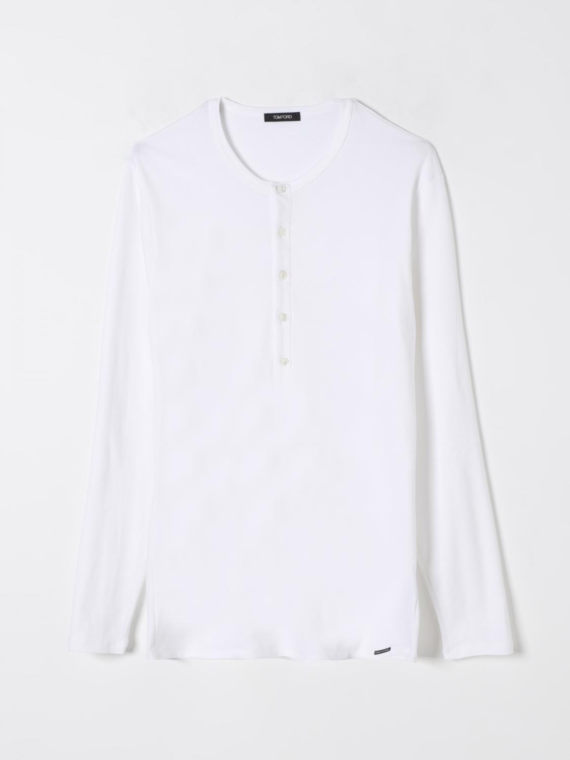 Shop Tom Ford T-shirt Men Color White