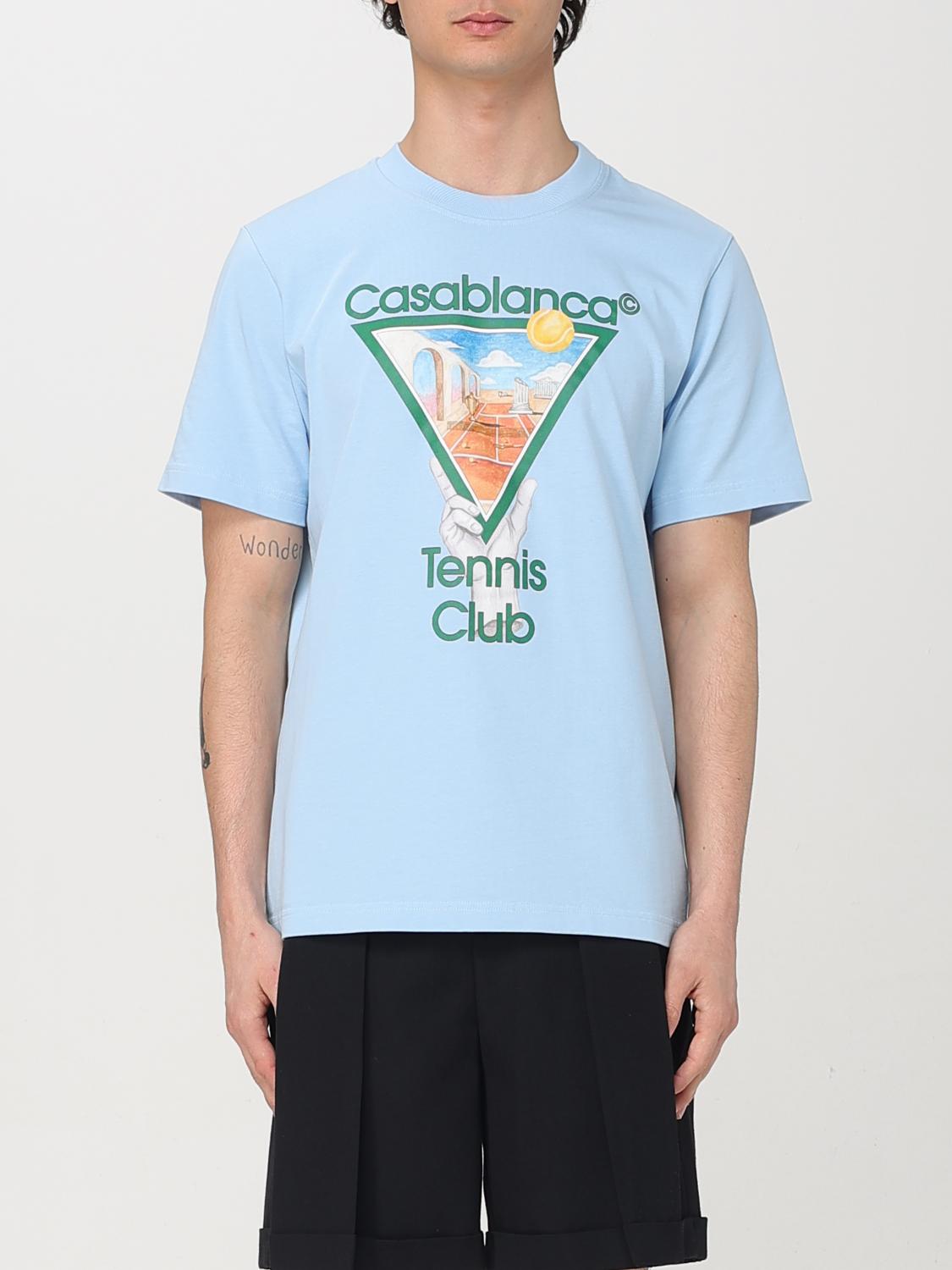 T-Shirt CASABLANCA Men color Blue