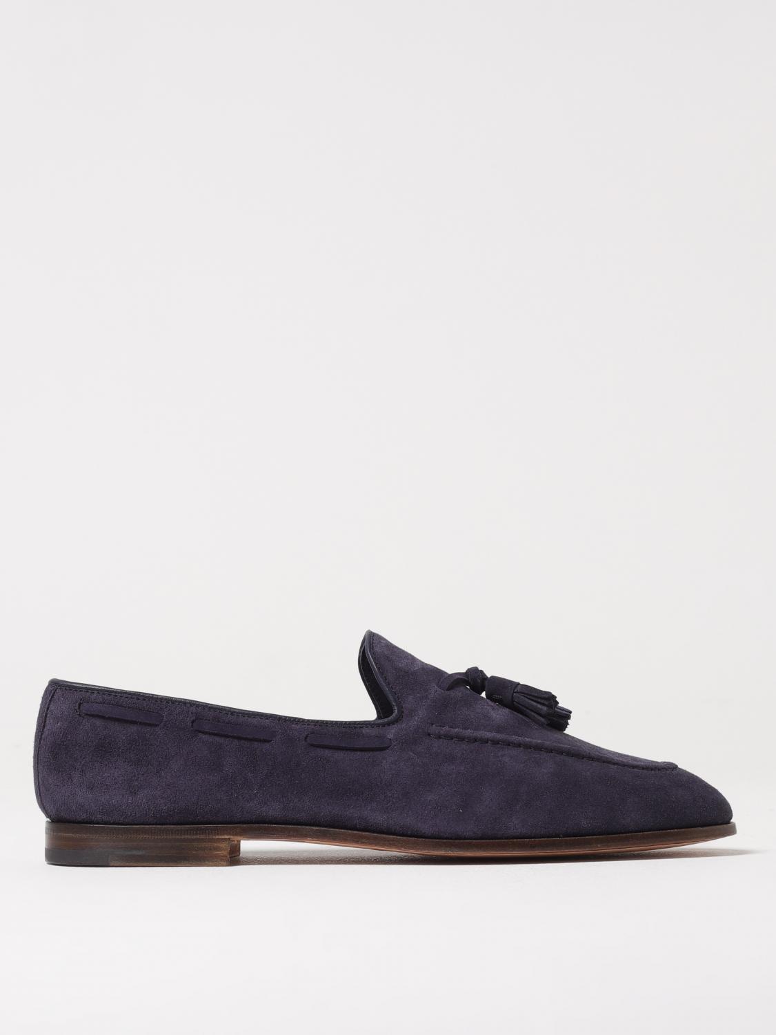 Church's Tassel-detail Suede Loafers In Blue