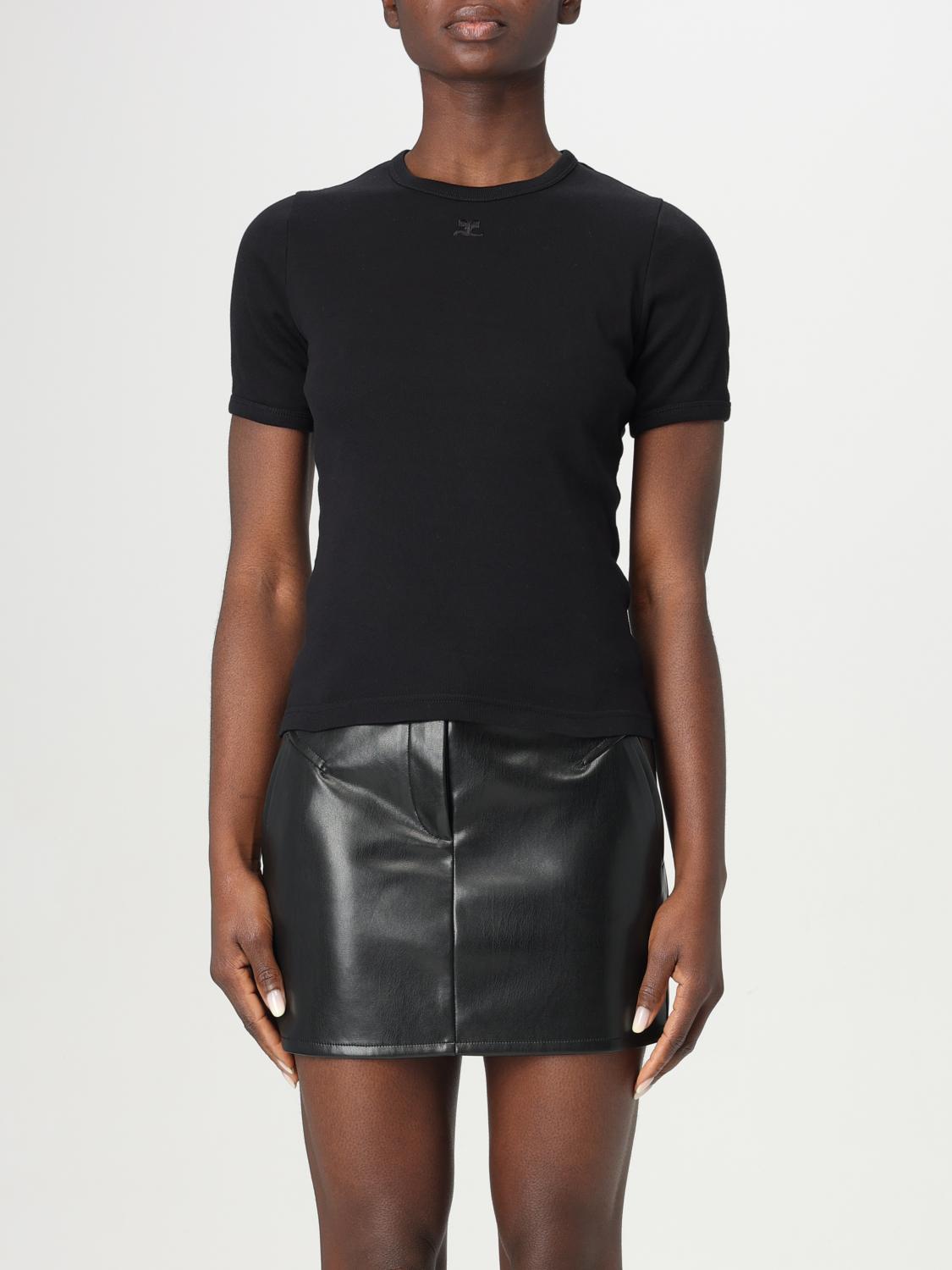 Courrèges Courreges T-shirts And Polos In Black