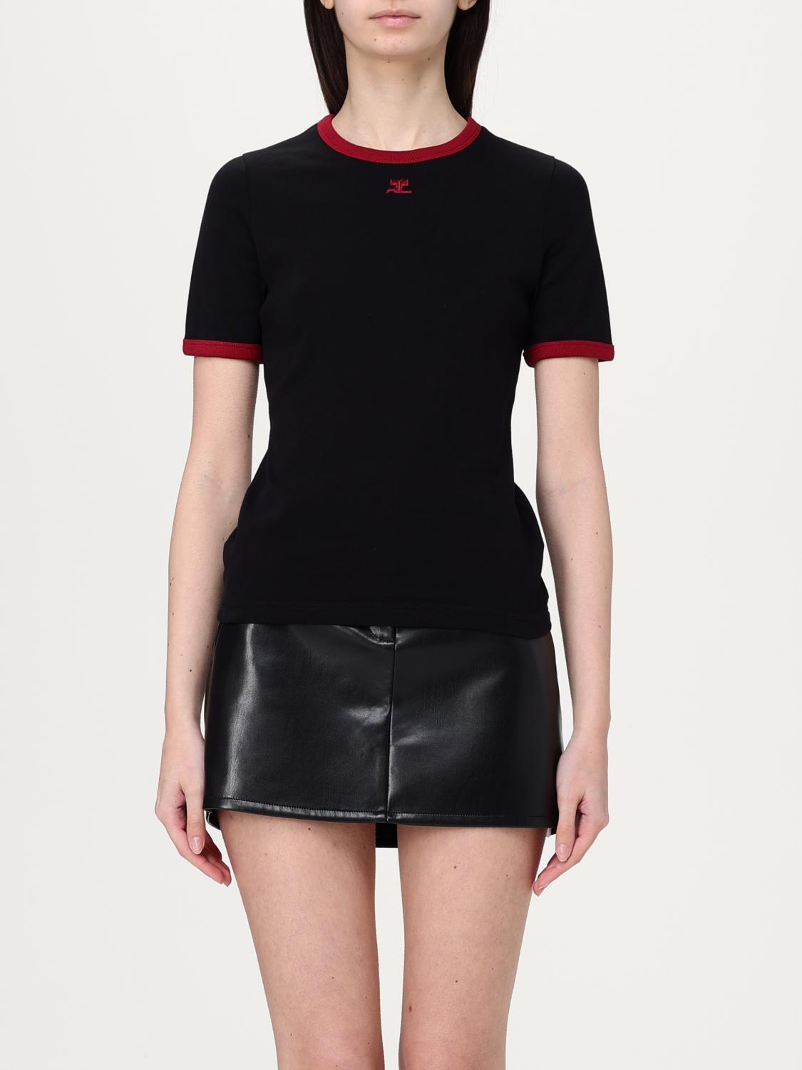 Courrèges Contrast T Shirt
