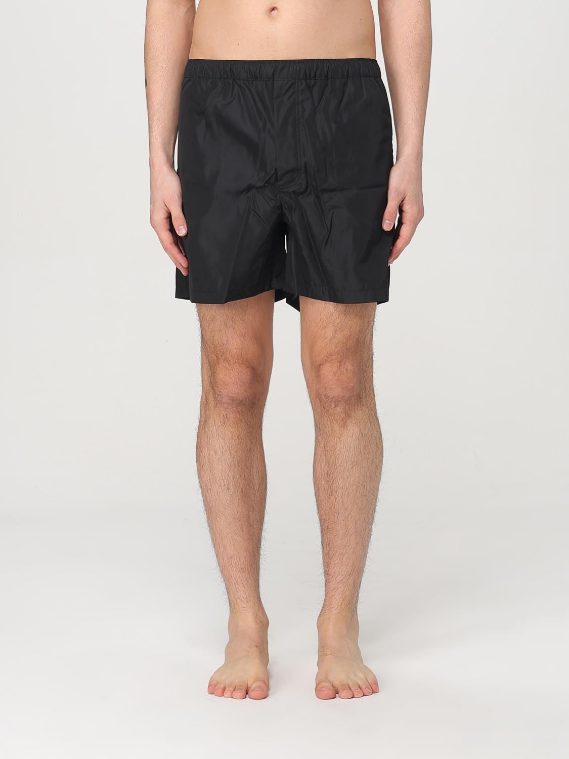 Valentino Man Swim Trunks Black Size 32 Polyamide In Black