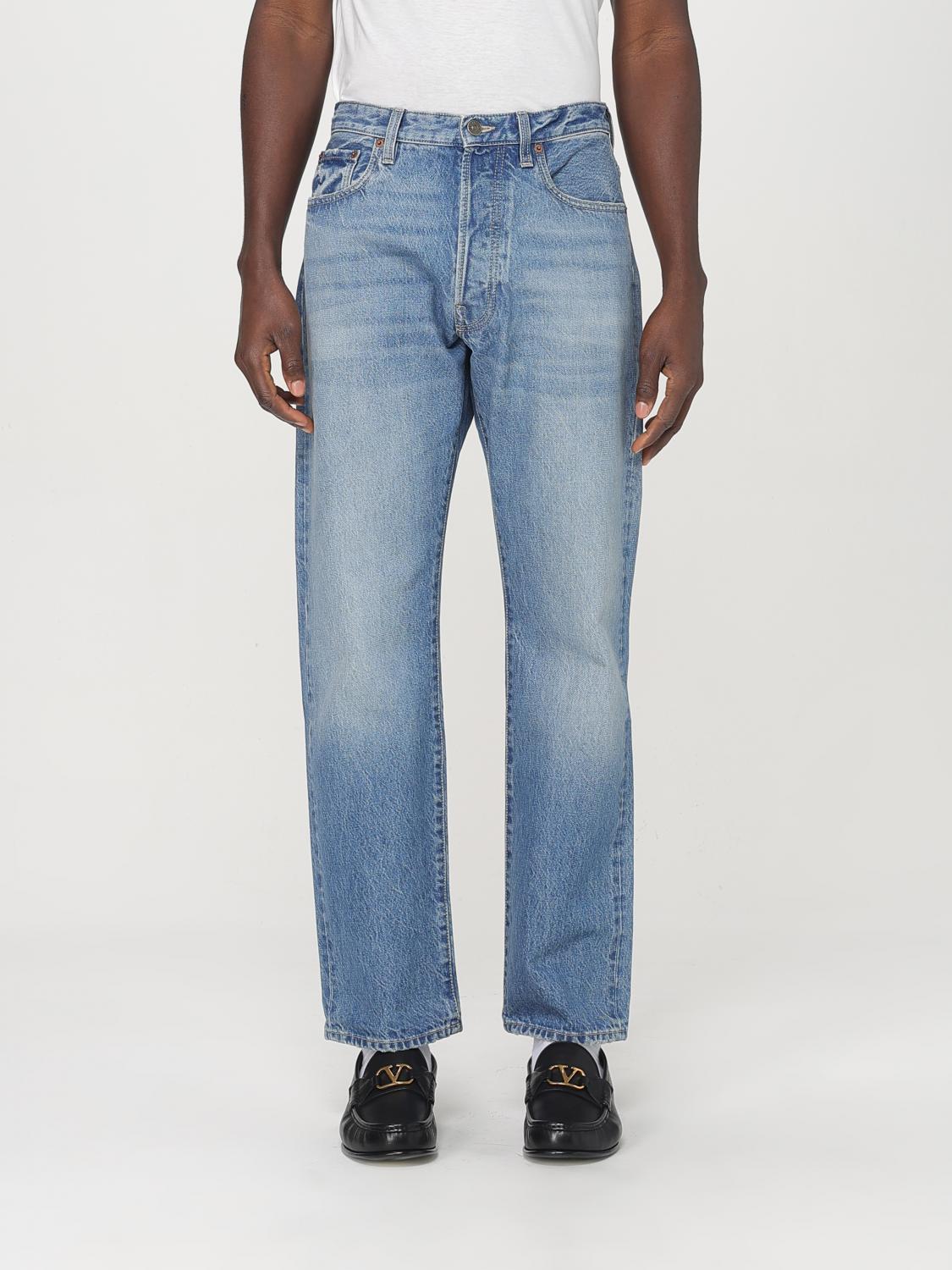 VALENTINO Jeans Herren Farbe Blau