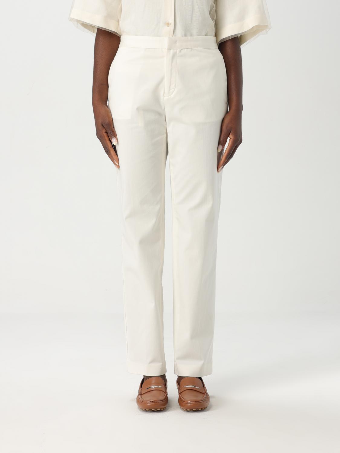 Fabiana Filippi Pants Woman Color White In White