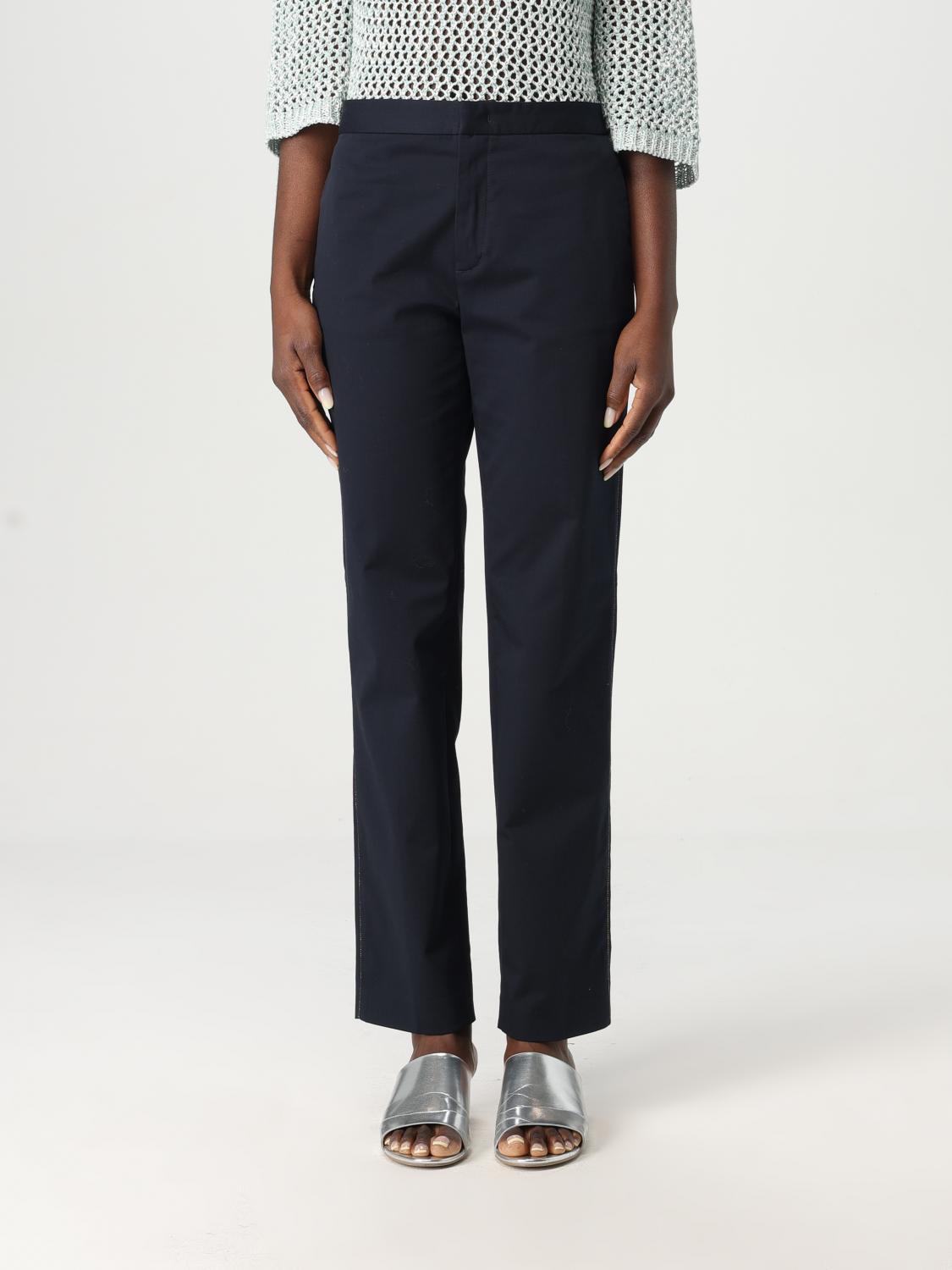 Fabiana Filippi Pants Woman Color Blue In Blue