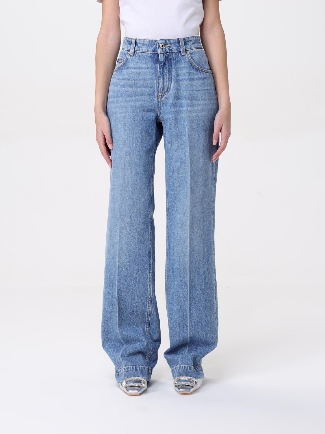 Dolce & Gabbana Classic Flared Jeans With High Waist In Blue
