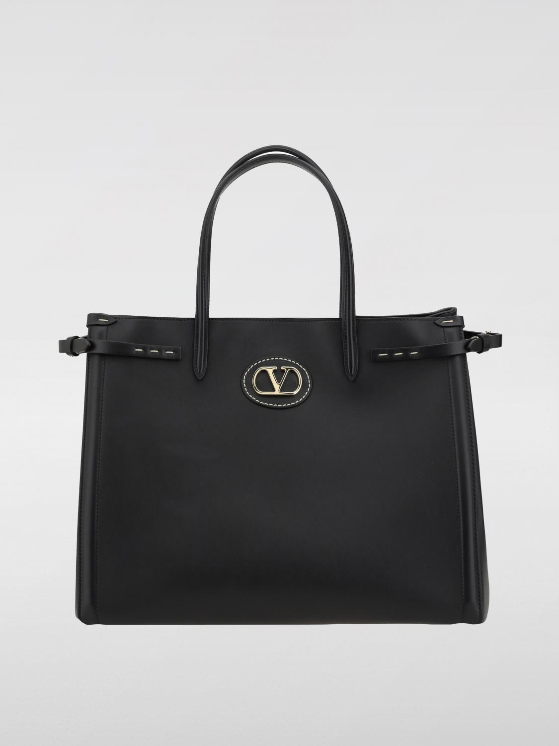 Valentino Antibes Tote Bag In Black