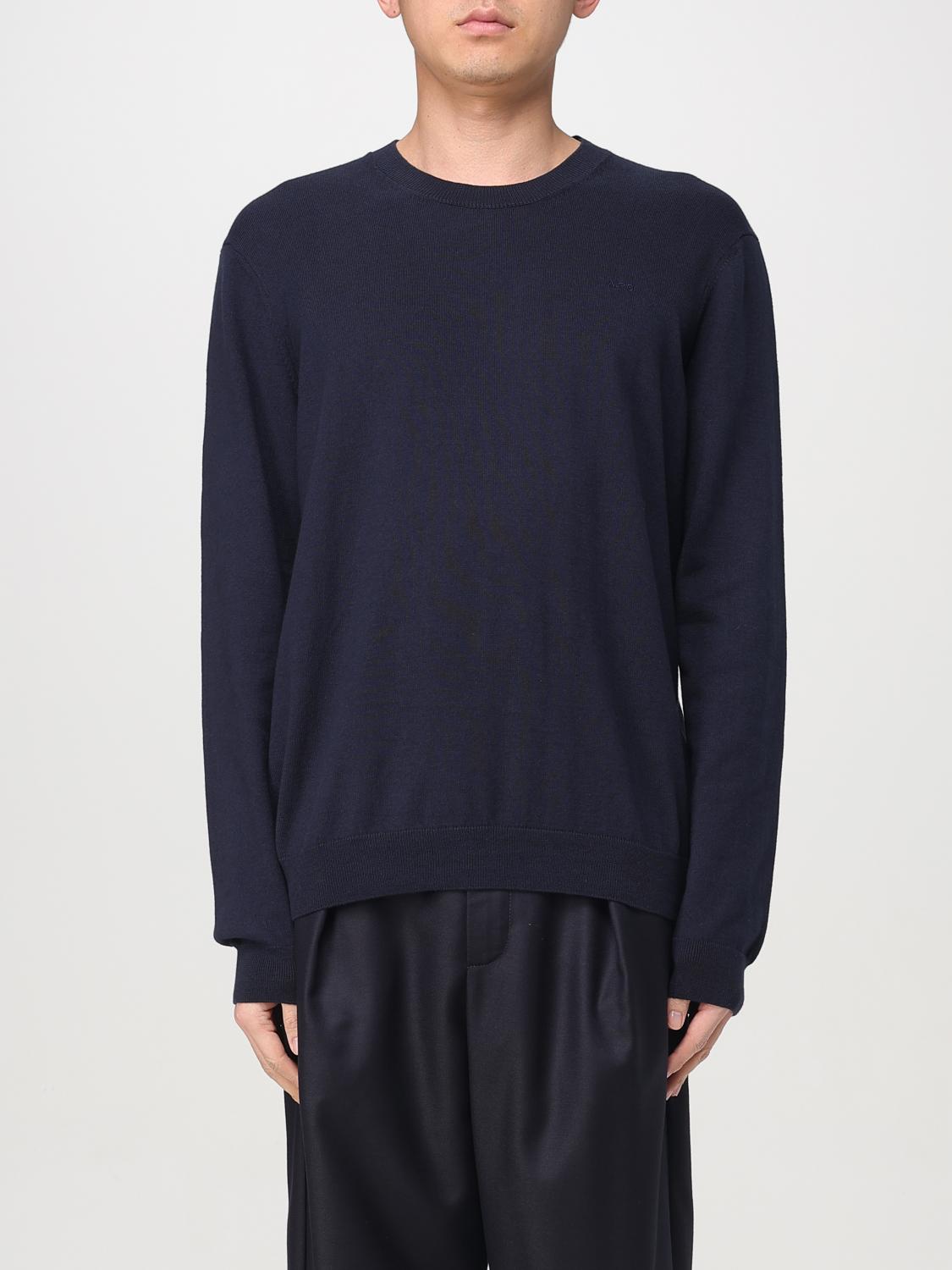 Apc Sweater A.p.c. Men Color Blue In Blue