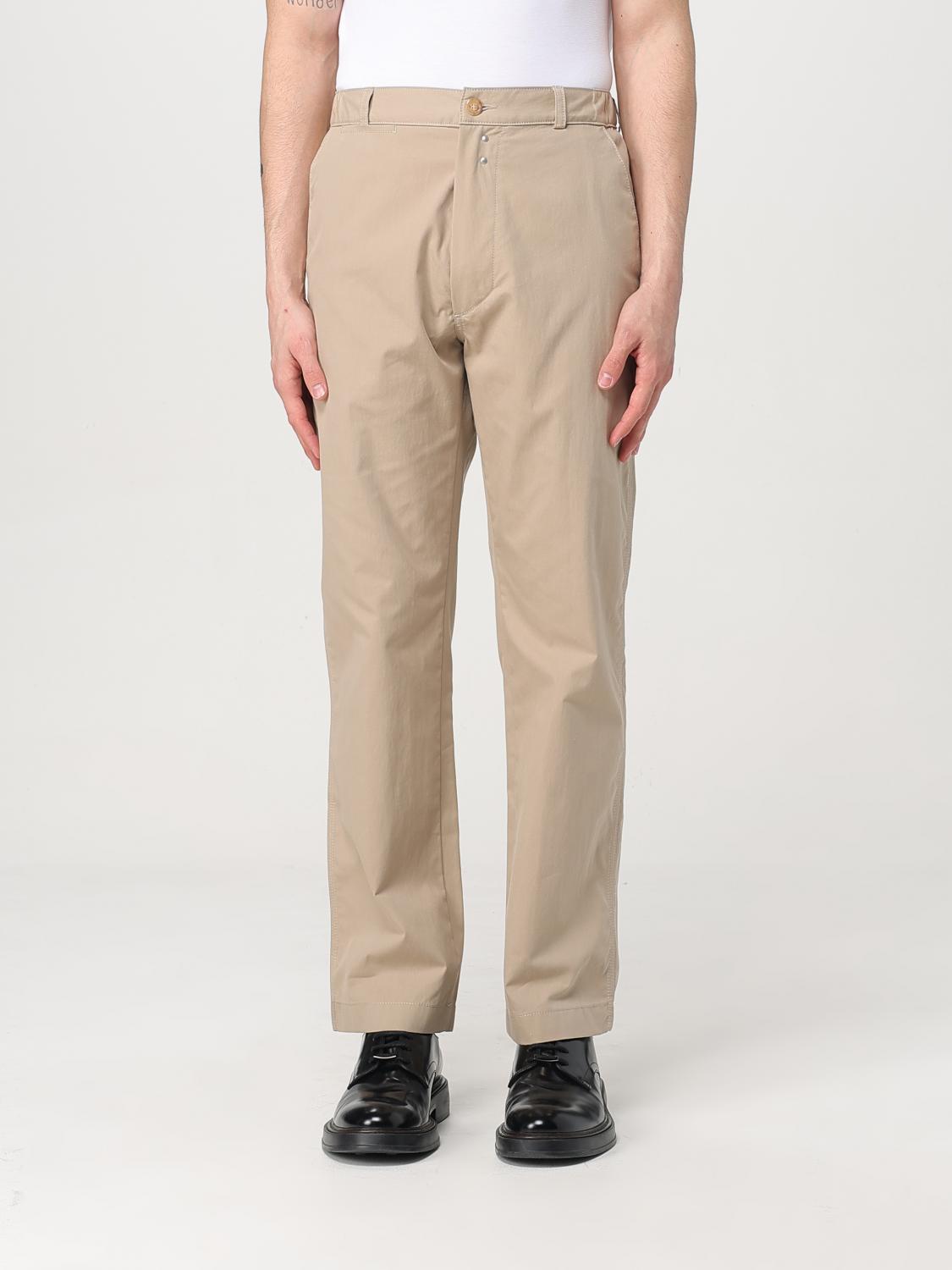Moschino Pants Couture Men Color Beige In Beige