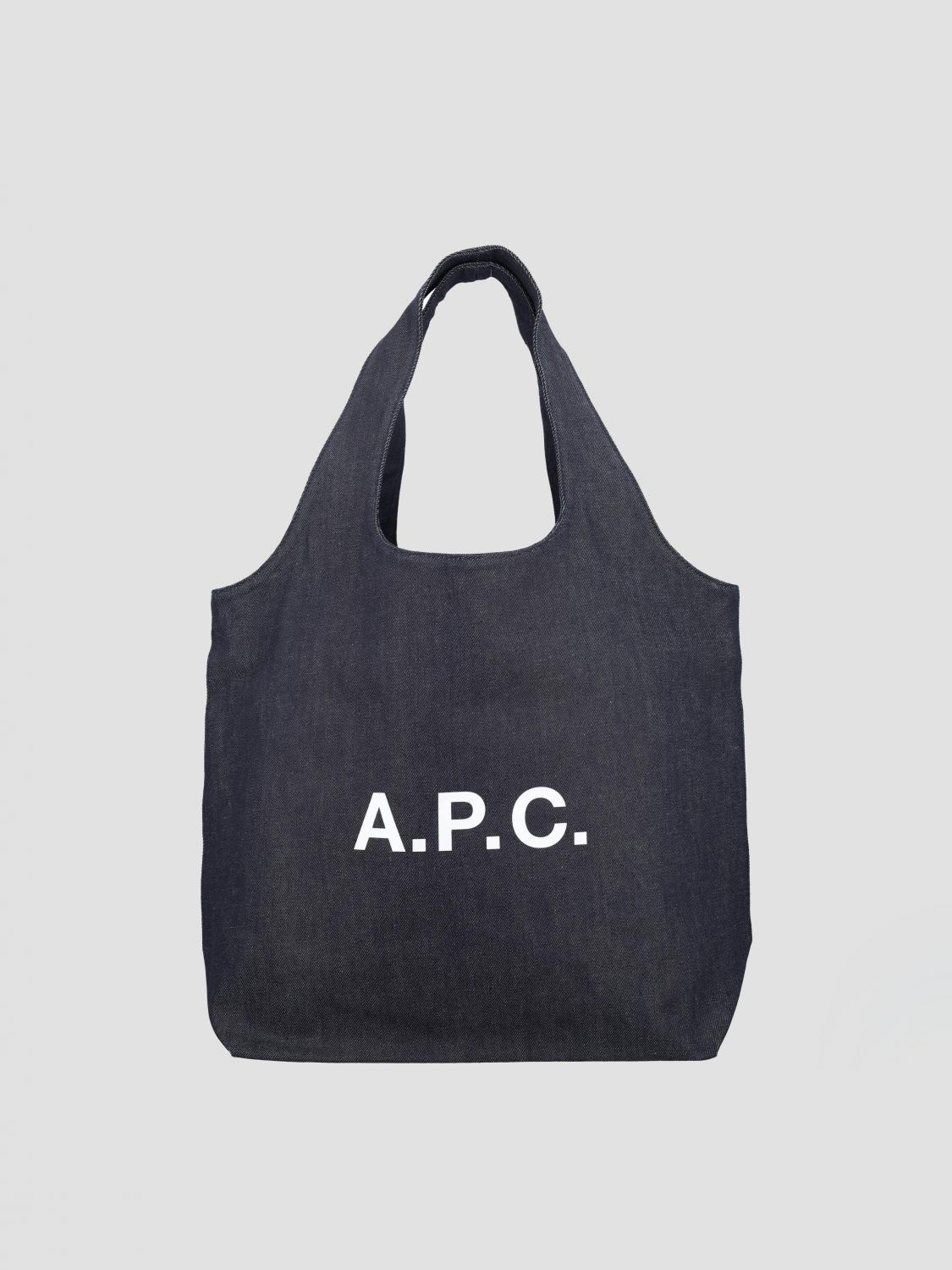 Apc A.p.c. Ninon Small Tote Bag In Blue