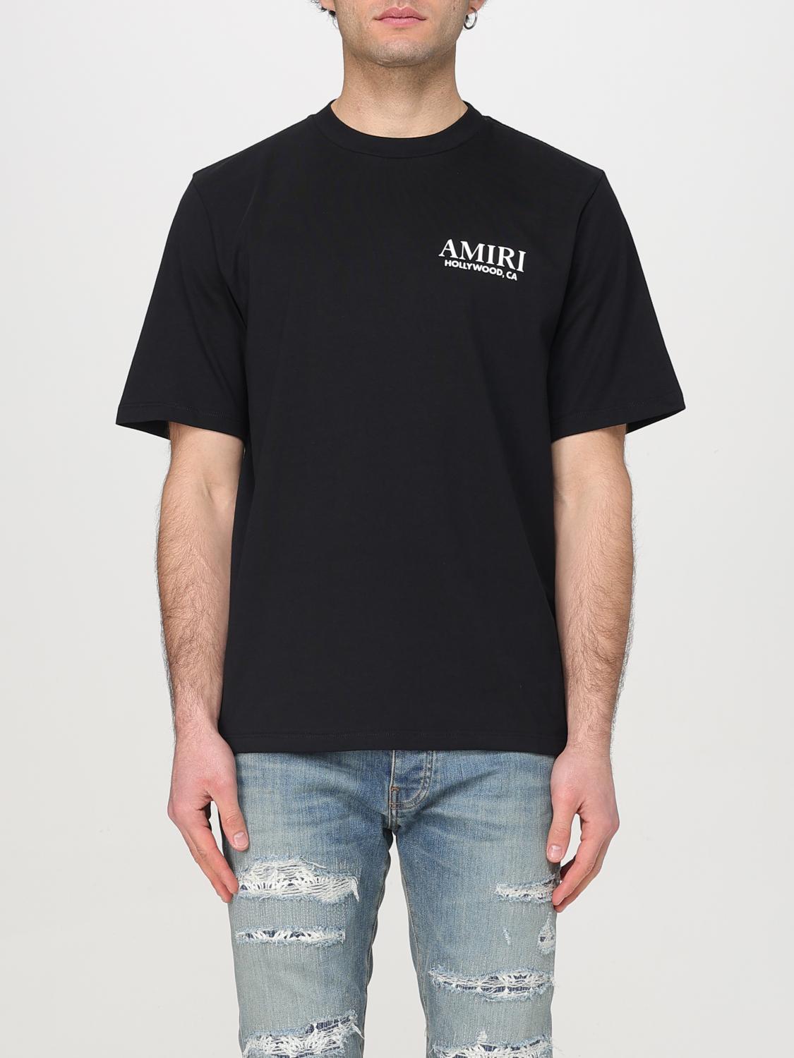 Amiri Mens Black Bones Stacked Short-sleeve Cotton-jersey T-shirt In Black