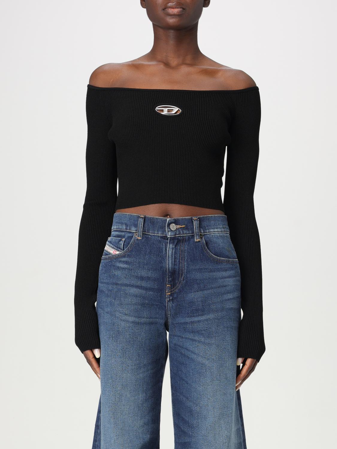 Diesel Top In Viscose Yarn From Responsibly Managed Forests In Black