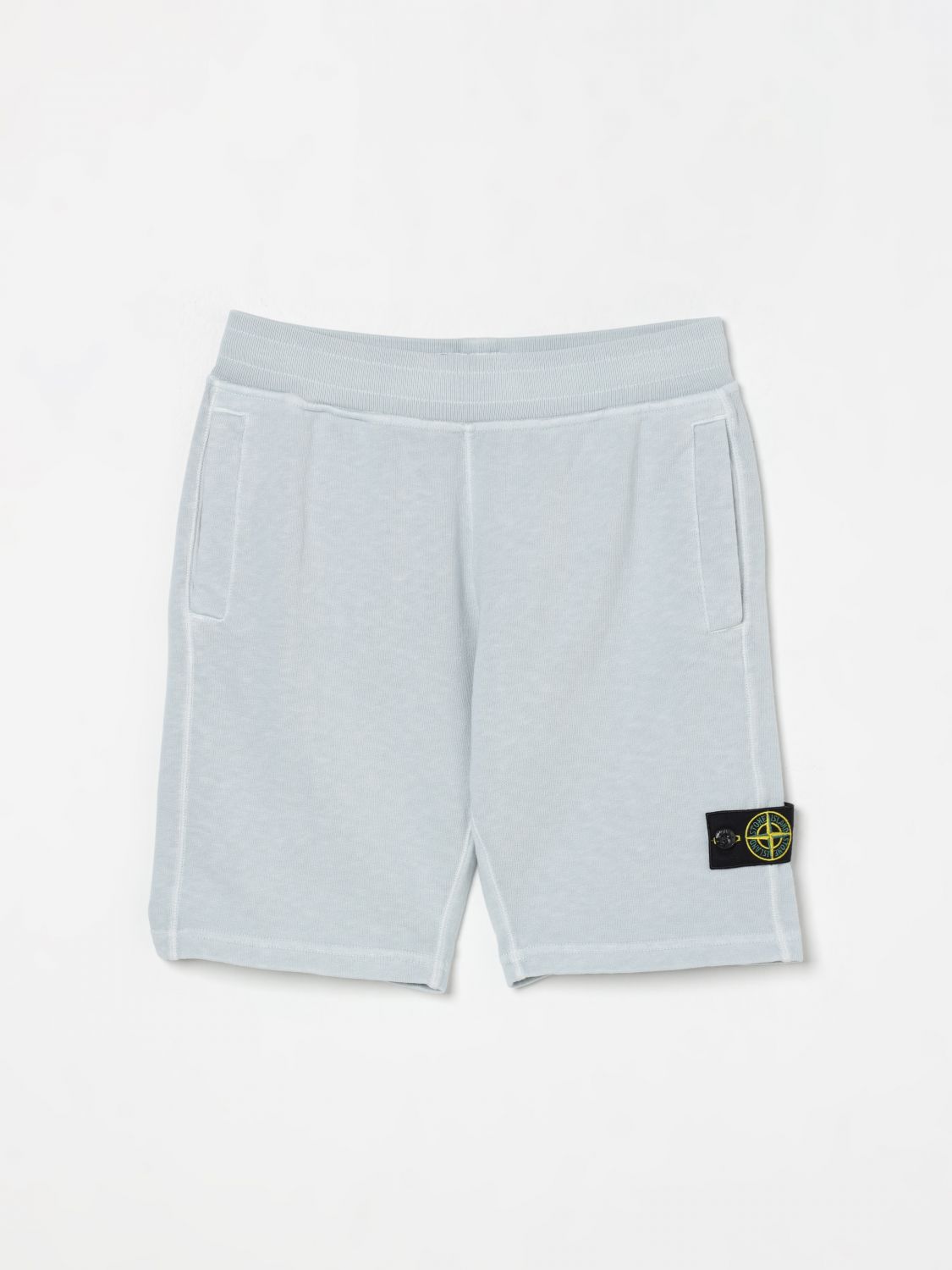 Stone Island Shorts Junior Kinder Farbe Hellblau In Hellblau