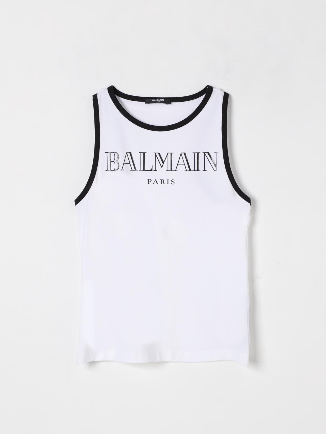 BALMAIN T-SHIRT BALMAIN KIDS COLOR WHITE G48694001