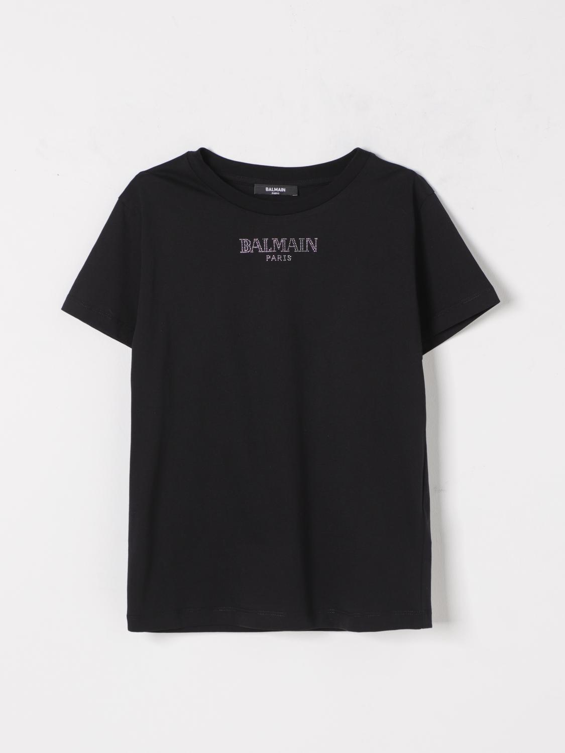 BALMAIN T-SHIRT BALMAIN KIDS COLOR BLACK G48696002