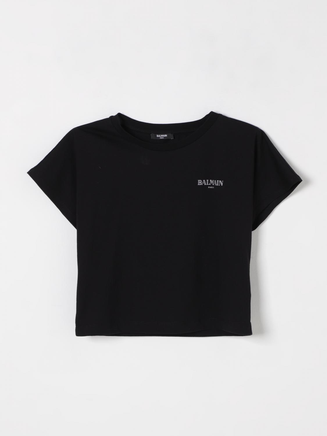 BALMAIN T-SHIRT BALMAIN KIDS COLOR BLACK G48699002