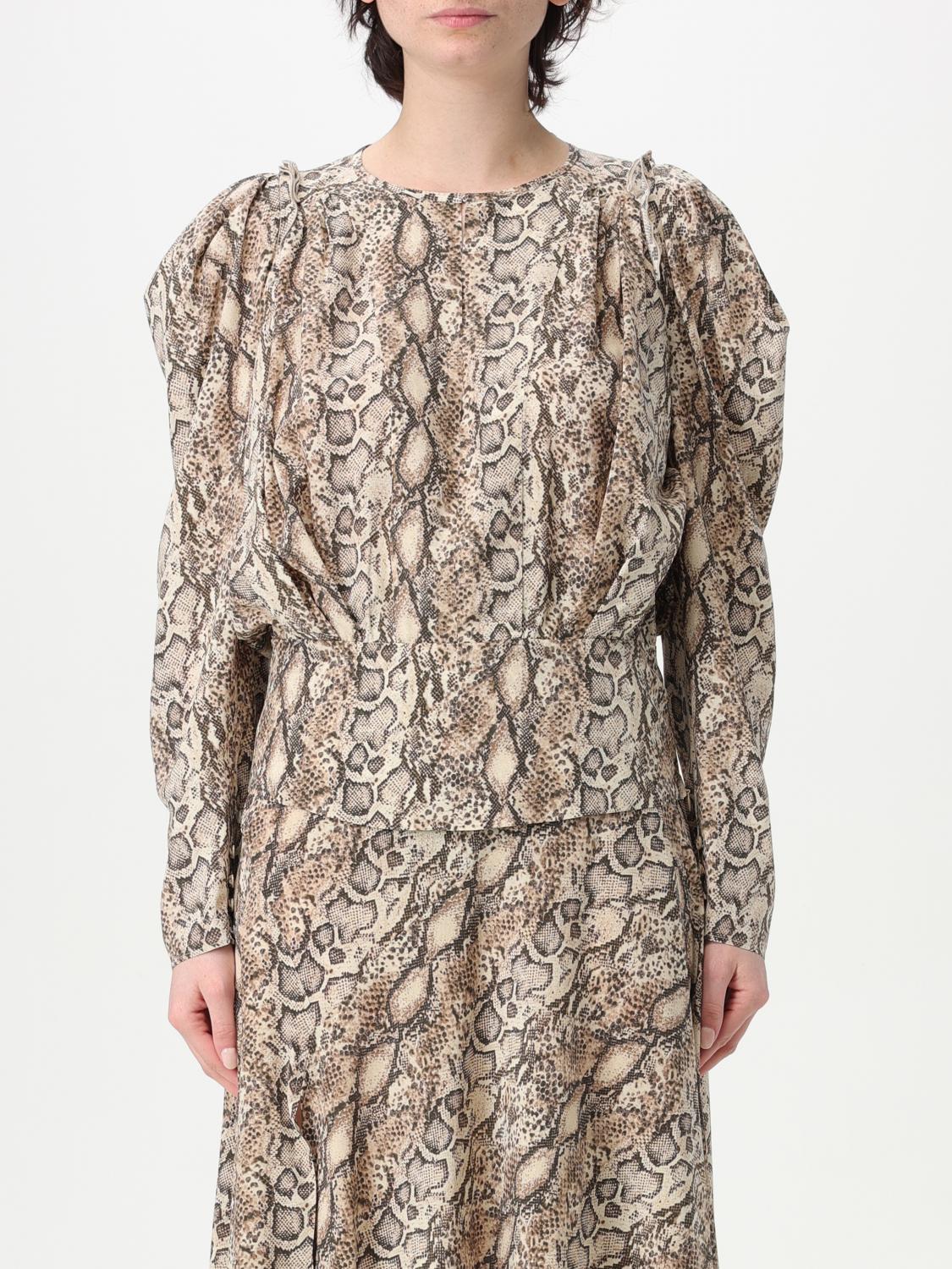 Isabel Marant Top Woman Color Beige In Beige
