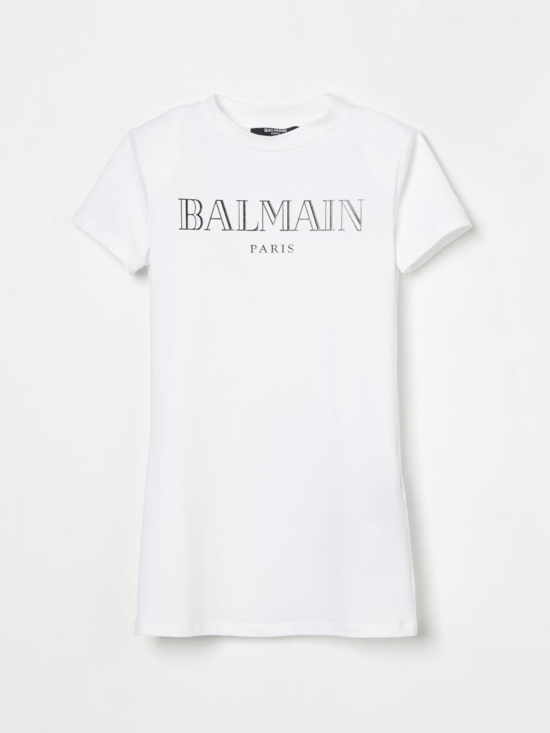 Balmain Dress  Kids Color White