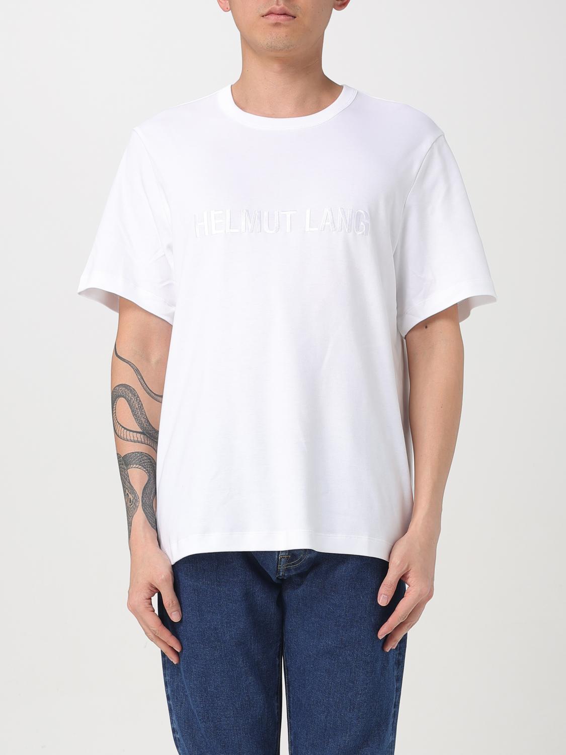 Helmut Lang T-shirt Men Color White In White