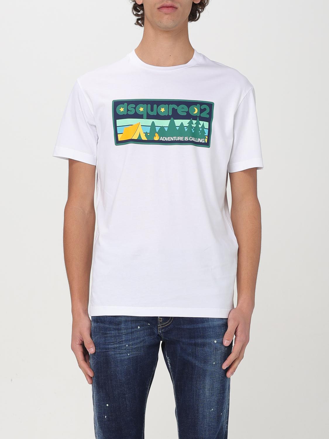 Dsquared2 Cool Fit Cotton T-shirt In Blue