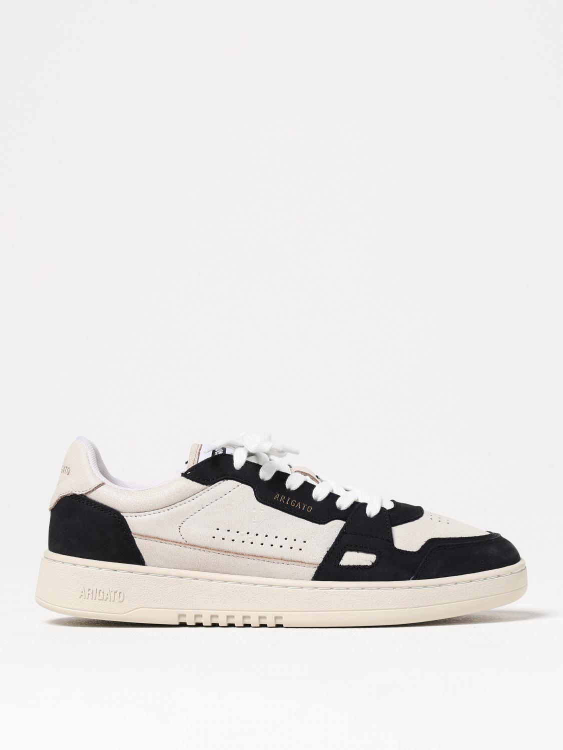Axel Arigato Sneaker Dice Lo Beige And Black In Leather And Suede With Recycled Materials Men In White