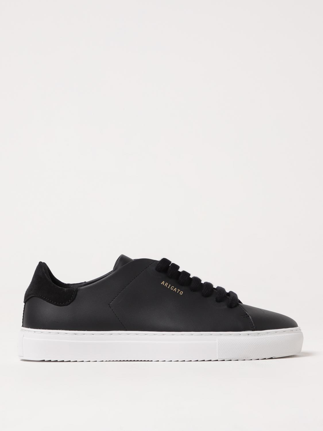 Axel Arigato '90 Clean' Black Low Top Sneakers With Logo Lettering On The Side In Black