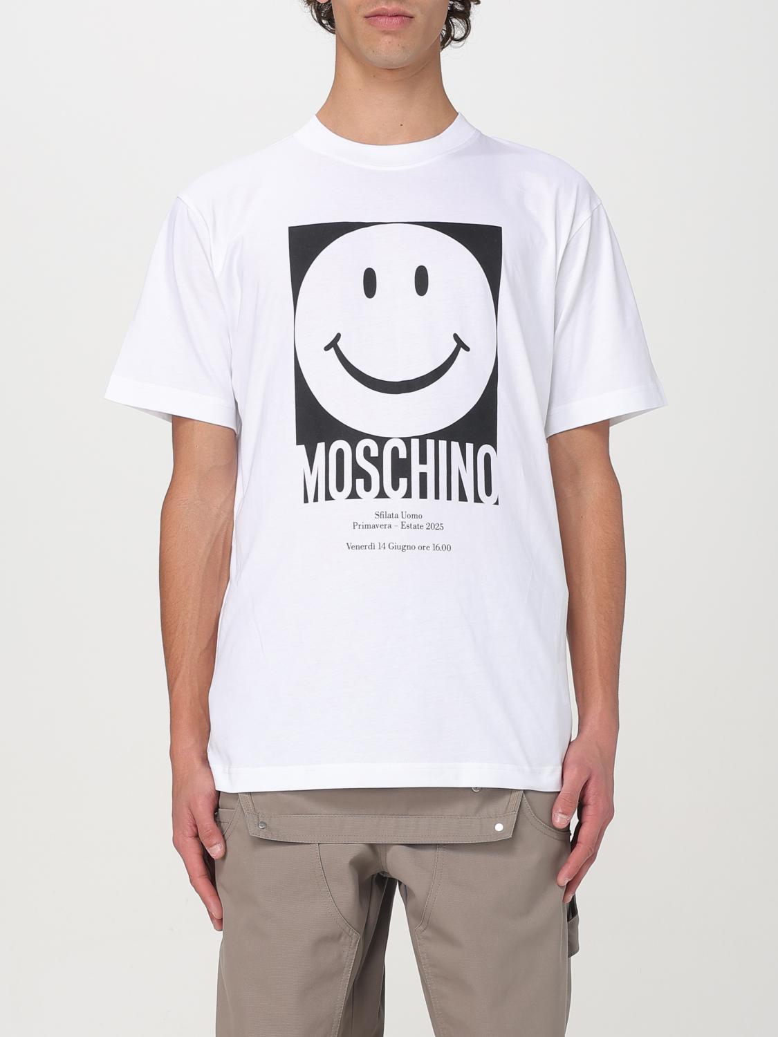 Moschino 'smiley Print T-shirt In White
