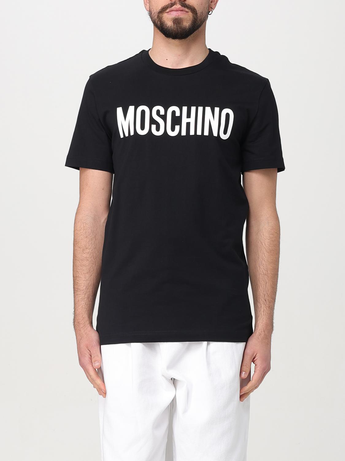 Moschino Couture T-shirt With Logo Print In Black
